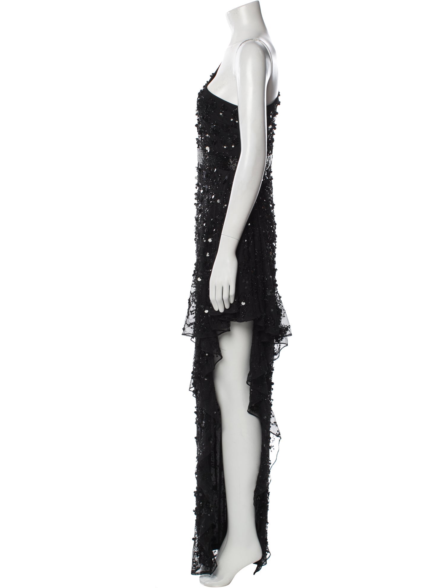 Mac Duggal One-Shoulder Long Dress