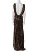 Mac Duggal Bateau Neckline Long Dress