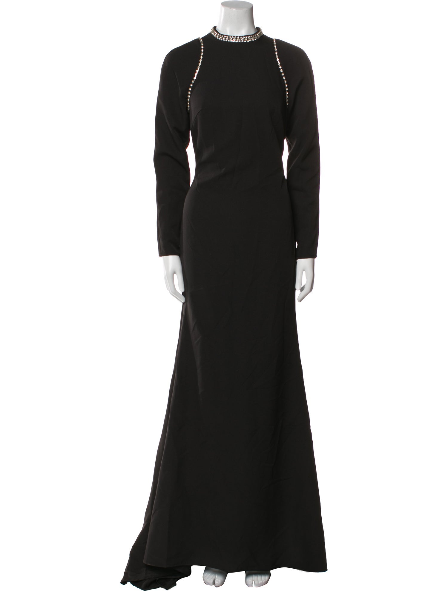 Mac Duggal Mock Neck Long Dress w/ Tags