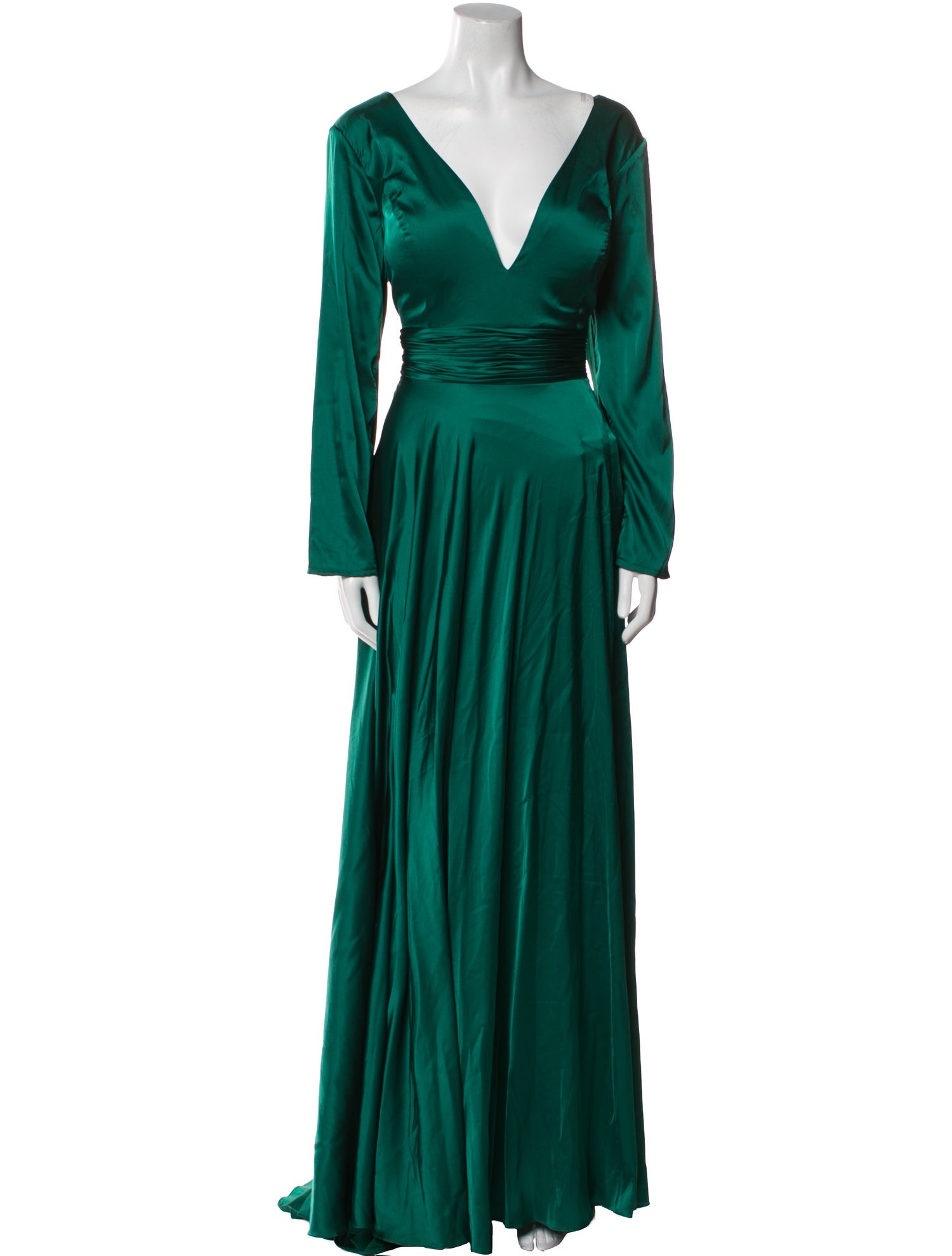 Mac Duggal V-Neck Long Dress w/ Tags