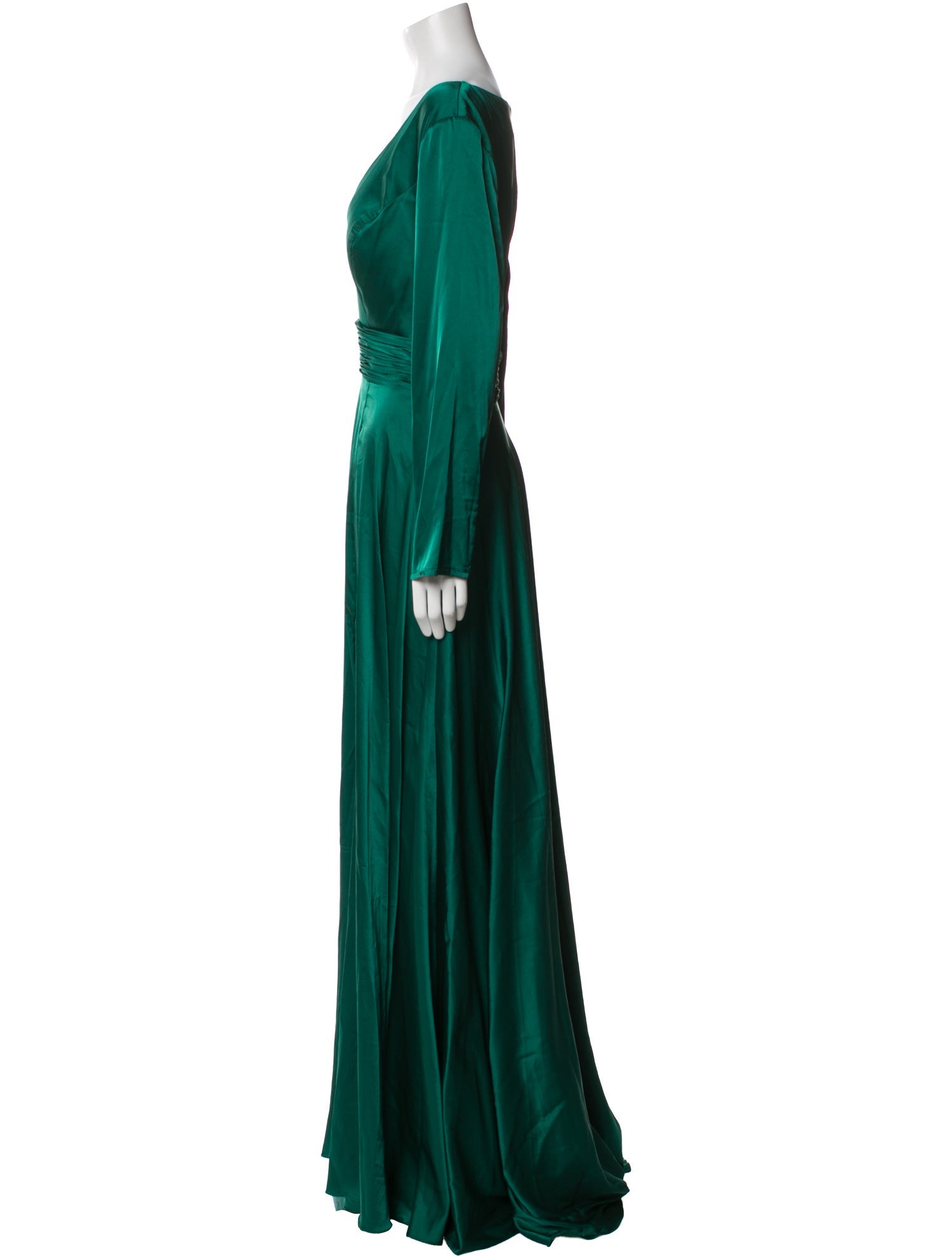 Mac Duggal V-Neck Long Dress w/ Tags