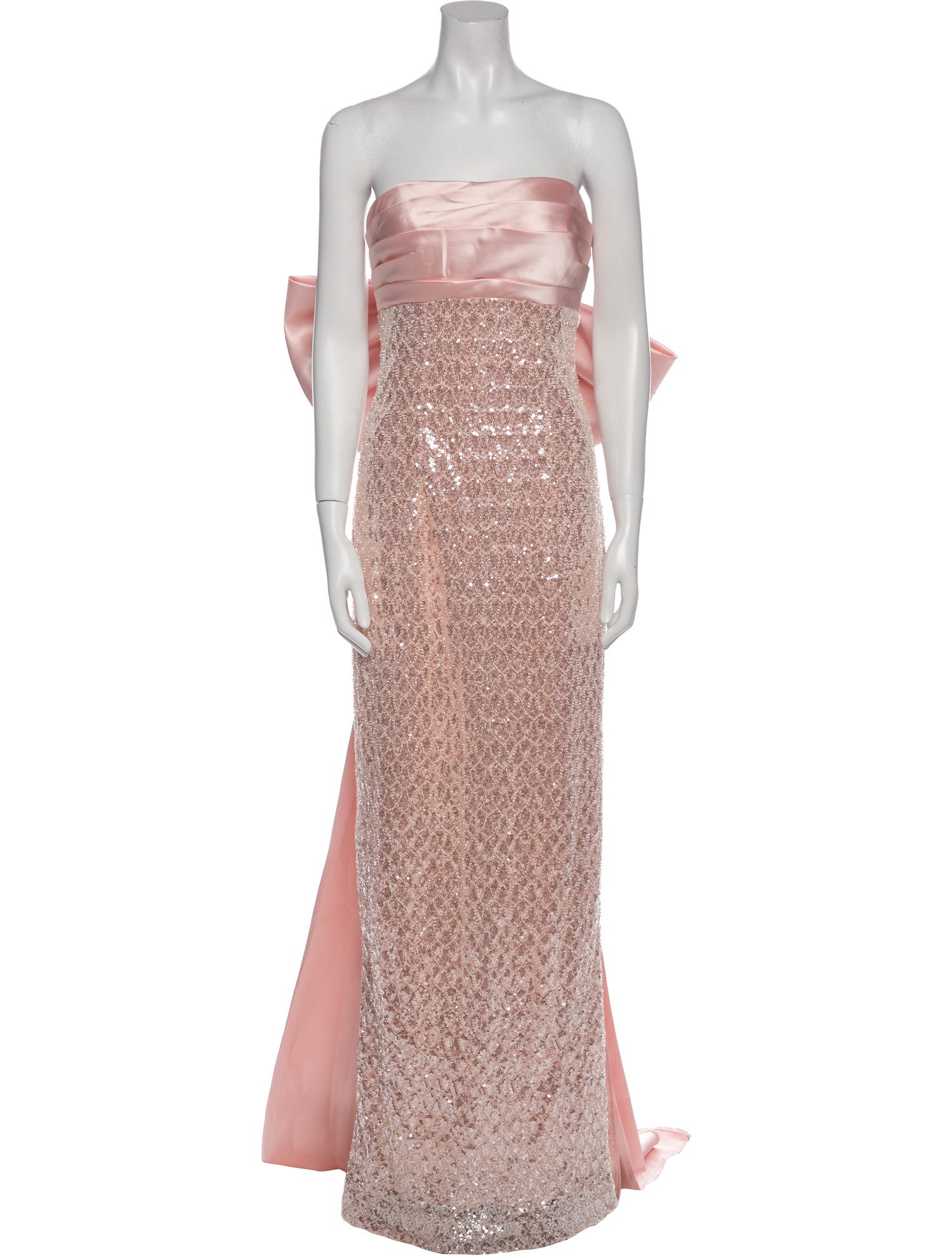 Mac Duggal Printed Long Dress w/ Tags