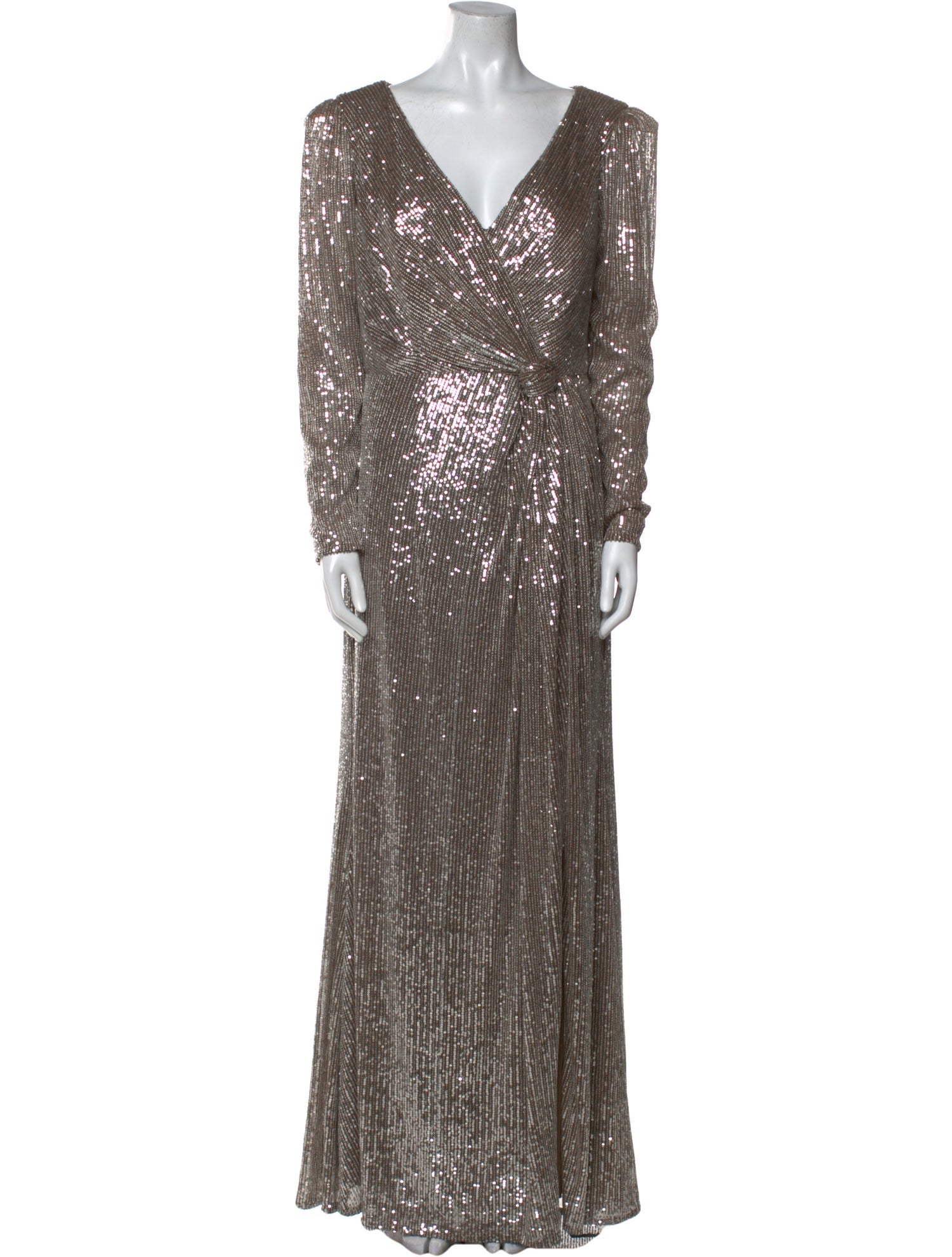 Mac Duggal V-Neck Long Dress w/ Tags