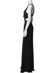 Mac Duggal V-Neck Long Dress