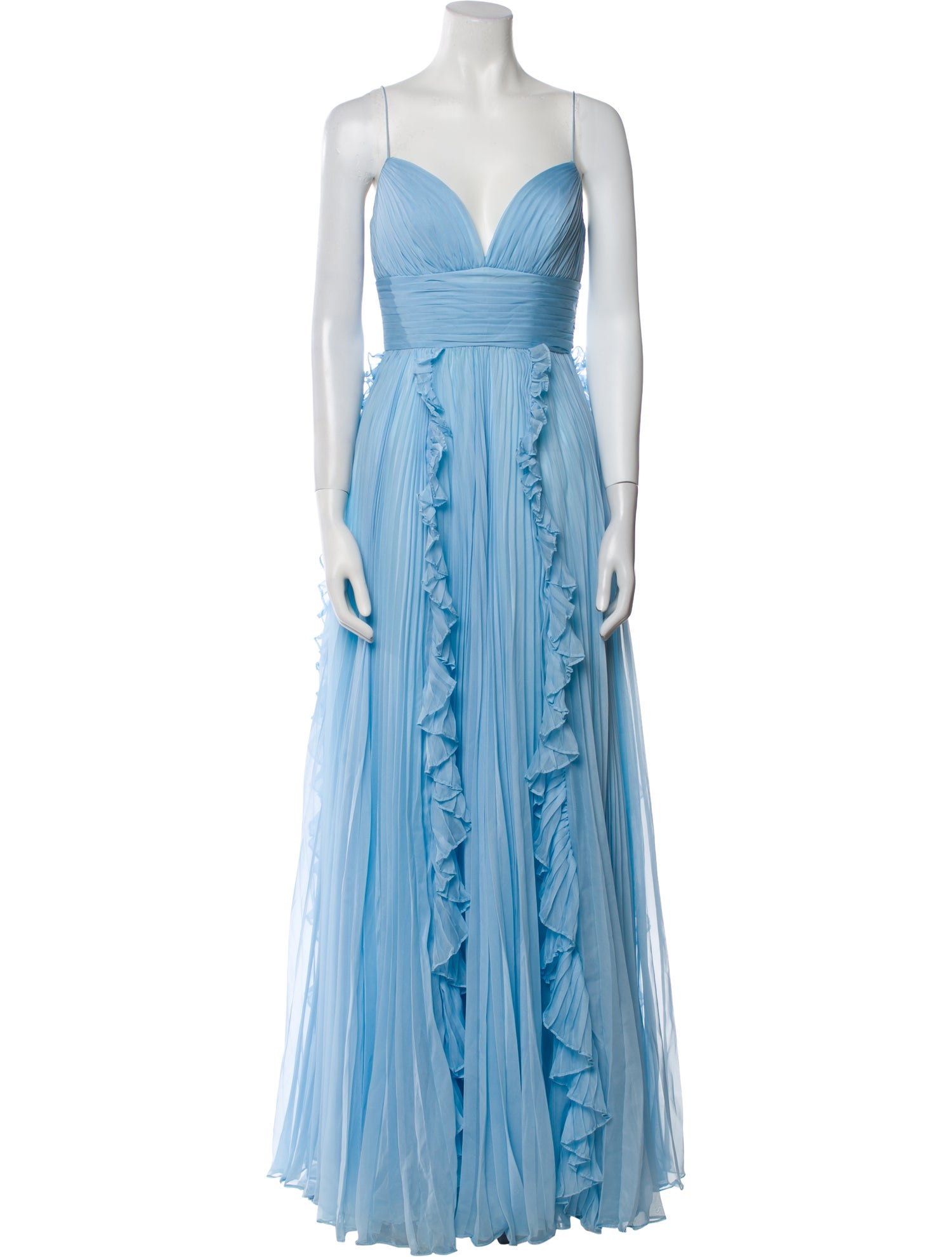 Mac Duggal V-Neck Long Dress