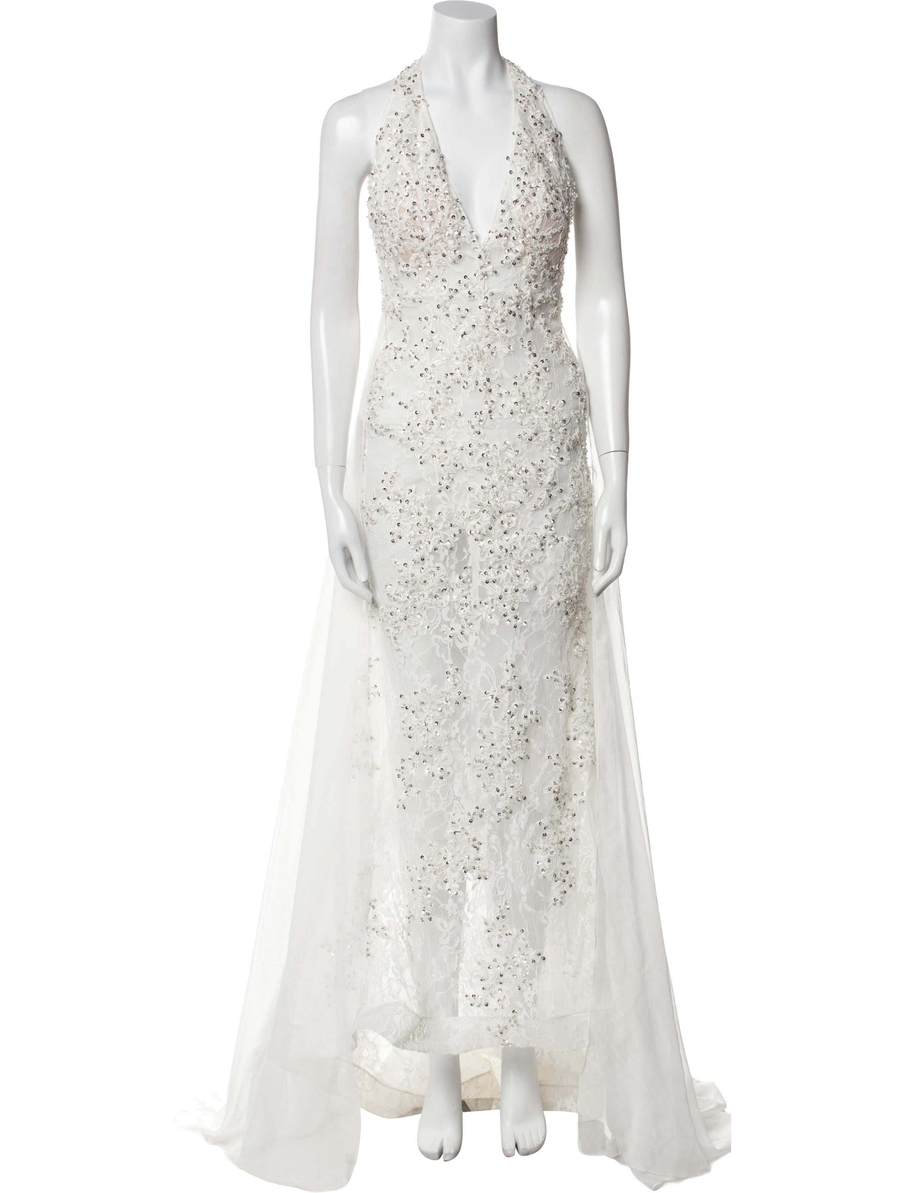 Mac Duggal Halterneck Long Dress