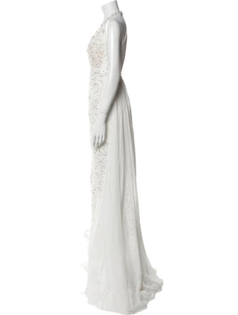 Mac Duggal Halterneck Long Dress