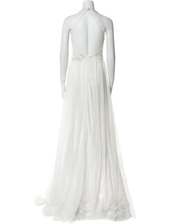 Mac Duggal Halterneck Long Dress