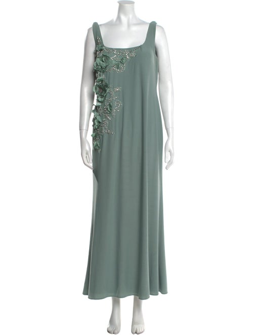 Mac Duggal Square Neckline Long Dress