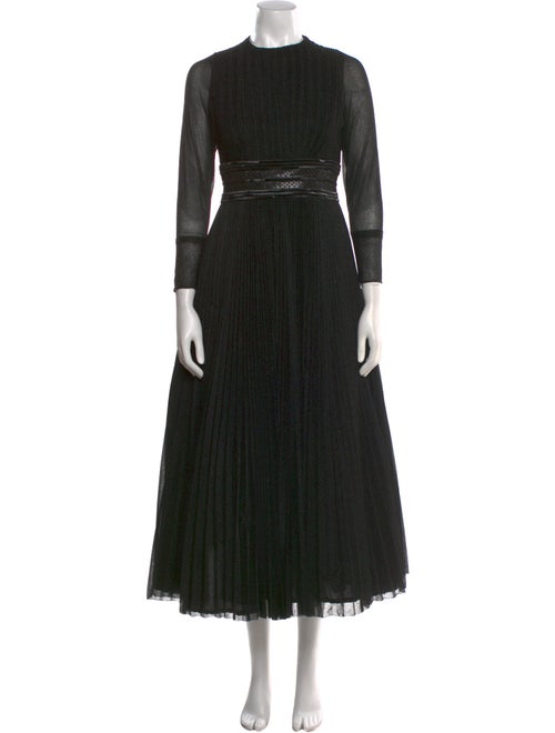 Mac Duggal Mock Neck Long Dress