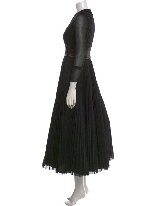 Mac Duggal Mock Neck Long Dress