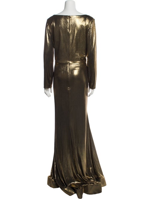 Mac Duggal Cowl Neck Long Dress