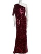 Mac Duggal One-Shoulder Long Dress