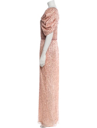 Mac Duggal One-Shoulder Long Dress