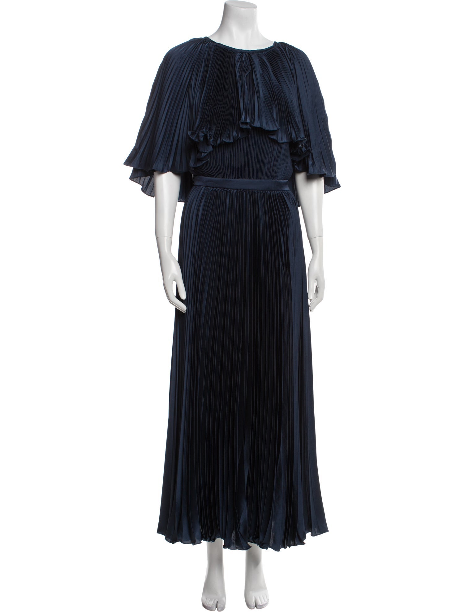 Mac Duggal Scoop Neck Long Dress