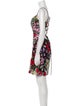 Mac Duggal Floral Print Mini Dress