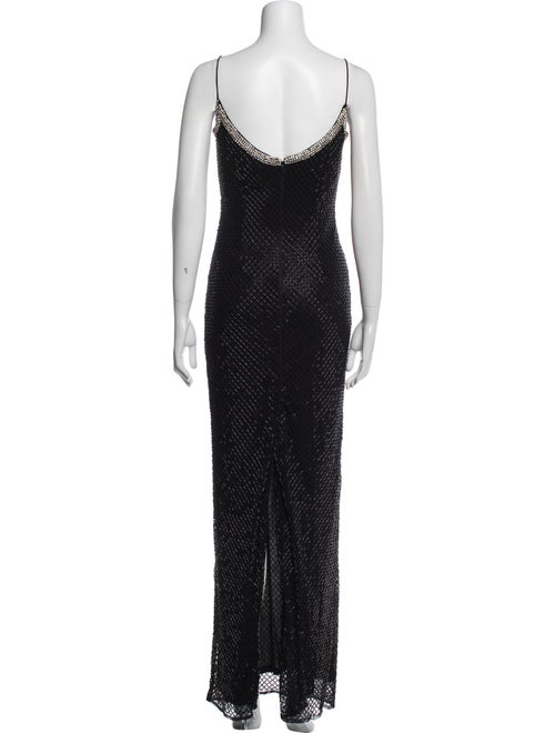 Mac Duggal Scoop Neck Long Dress