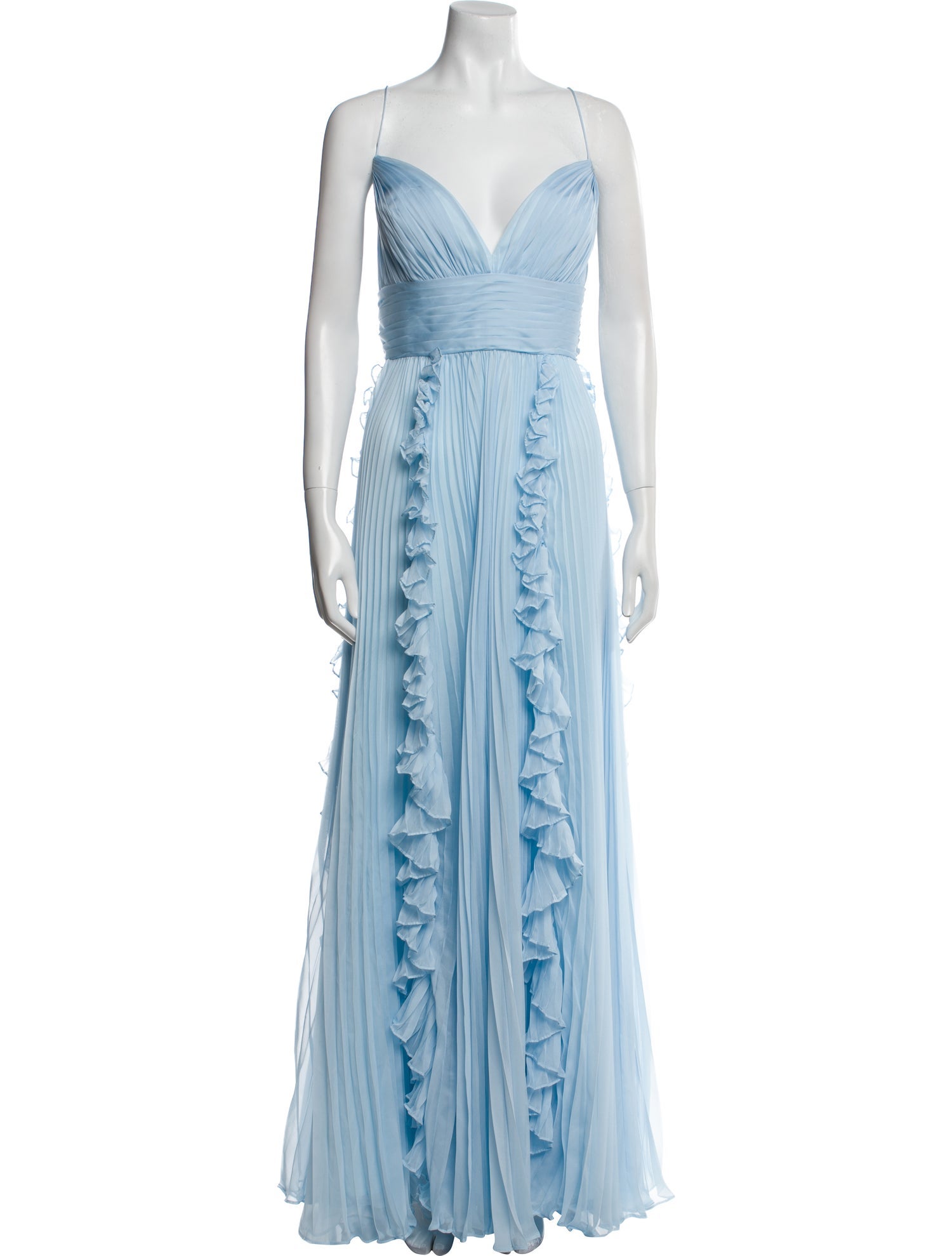 Mac Duggal V-Neck Long Dress