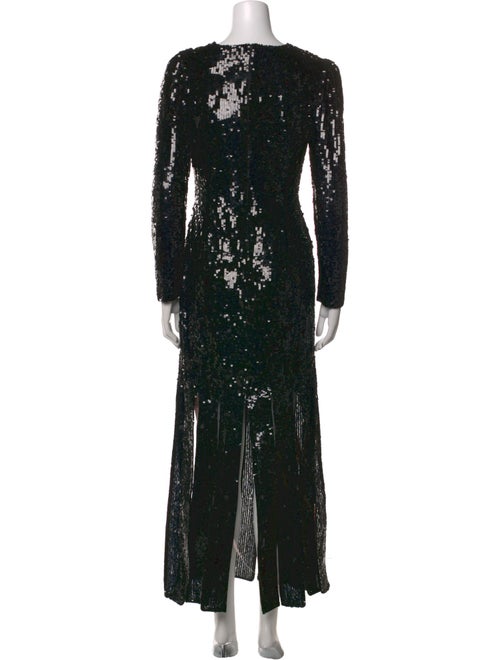 Mac Duggal Crew Neck Long Dress