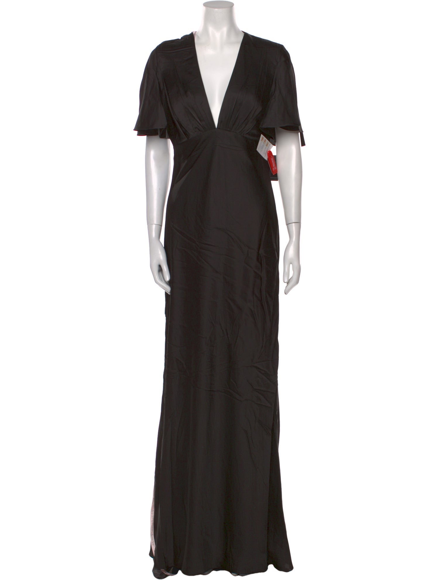 Mac Duggal V-Neck Long Dress