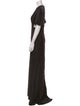 Mac Duggal V-Neck Long Dress