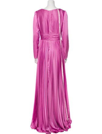 Mac Duggal V-Neck Long Dress