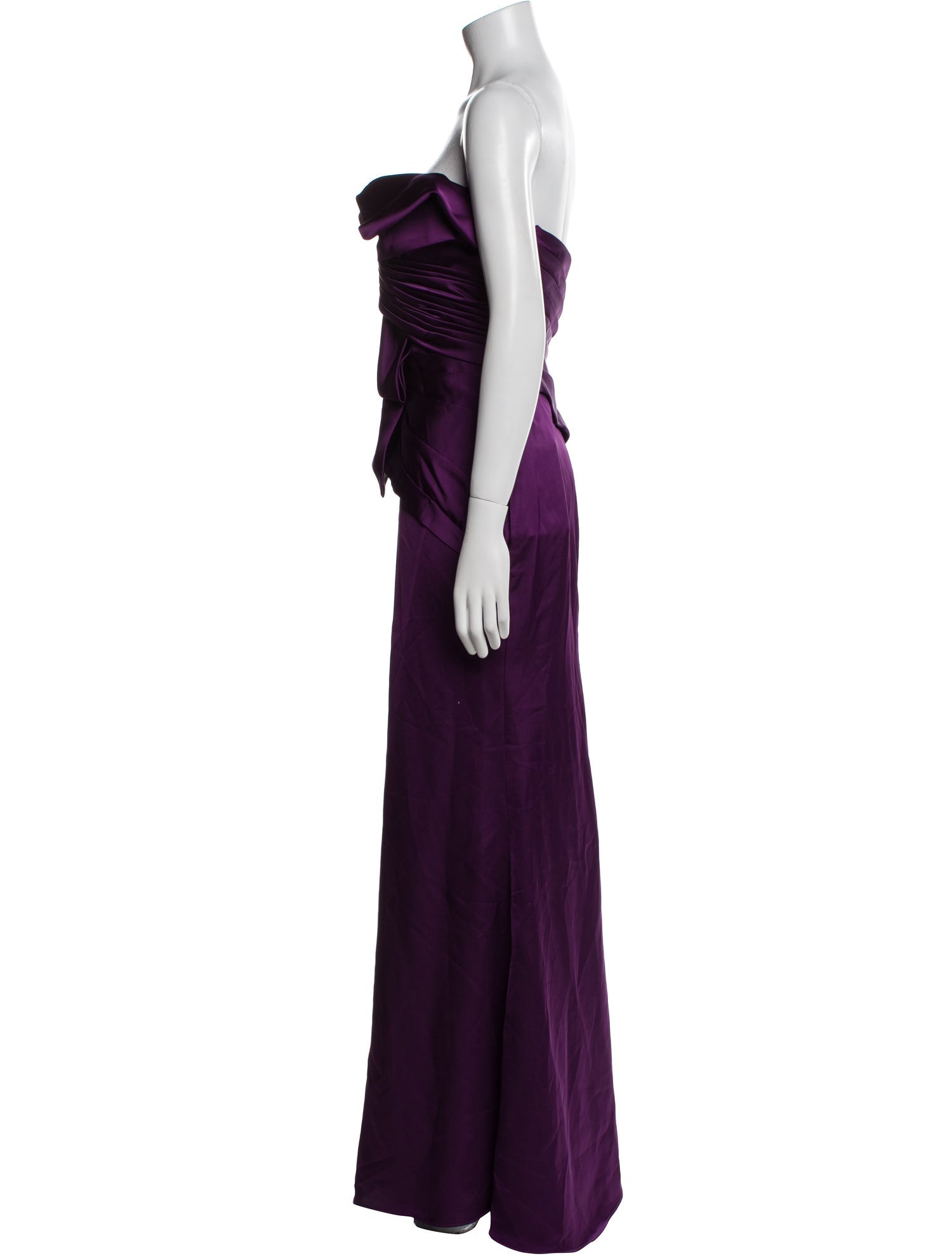 Mac Duggal Strapless Long Dress w/ Tags