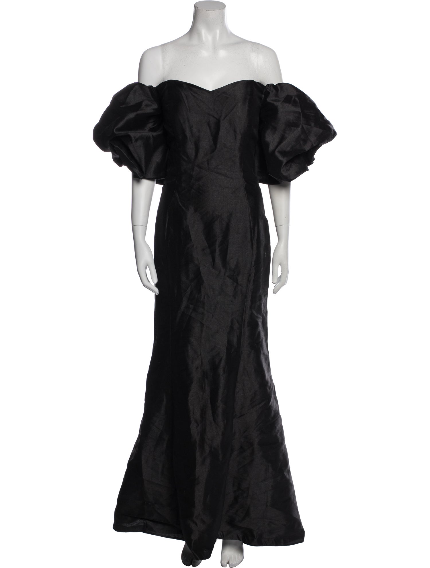 Mac Duggal Off-The-Shoulder Long Dress