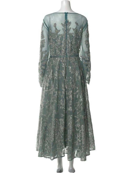 Mac Duggal Printed Long Dress