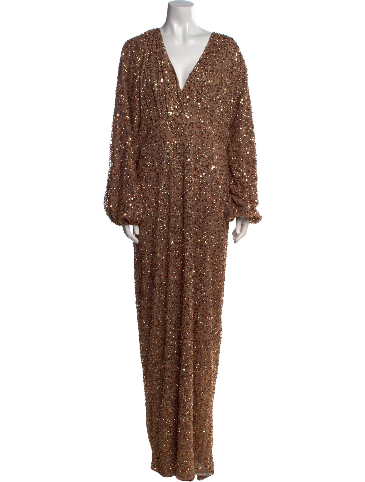 Mac Duggal V-Neck Long Dress w/ Tags