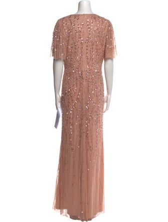 Mac Duggal V-Neck Long Dress