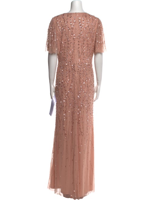 Mac Duggal V-Neck Long Dress