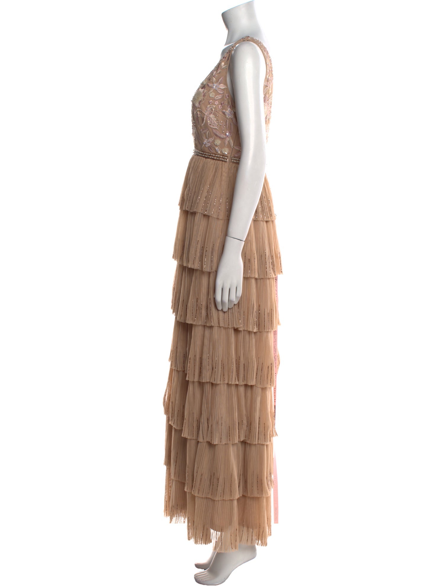 Mac Duggal V-Neck Long Dress w/ Tags