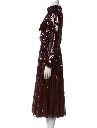 Mac Duggal Printed Long Dress