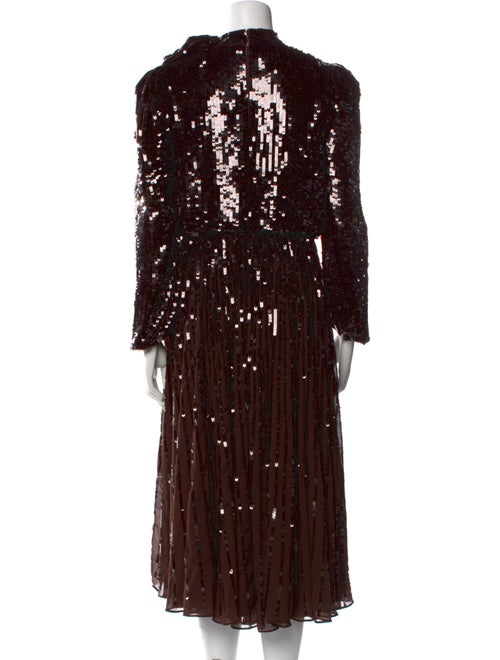 Mac Duggal Printed Long Dress