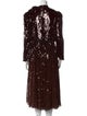 Mac Duggal Printed Long Dress