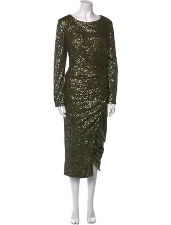 Mac Duggal Scoop Neck Long Dress