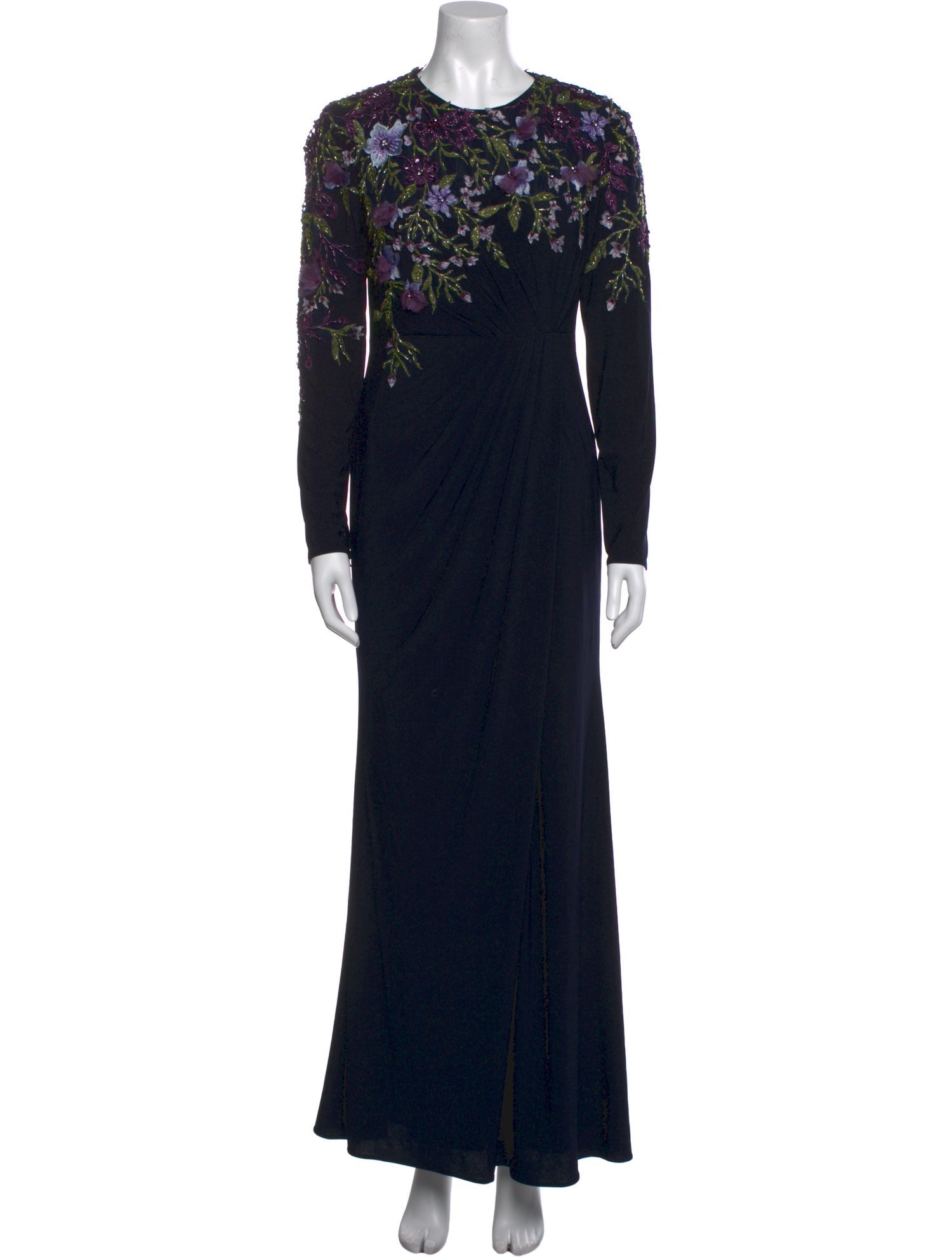 Mac Duggal Patterned Long Dress