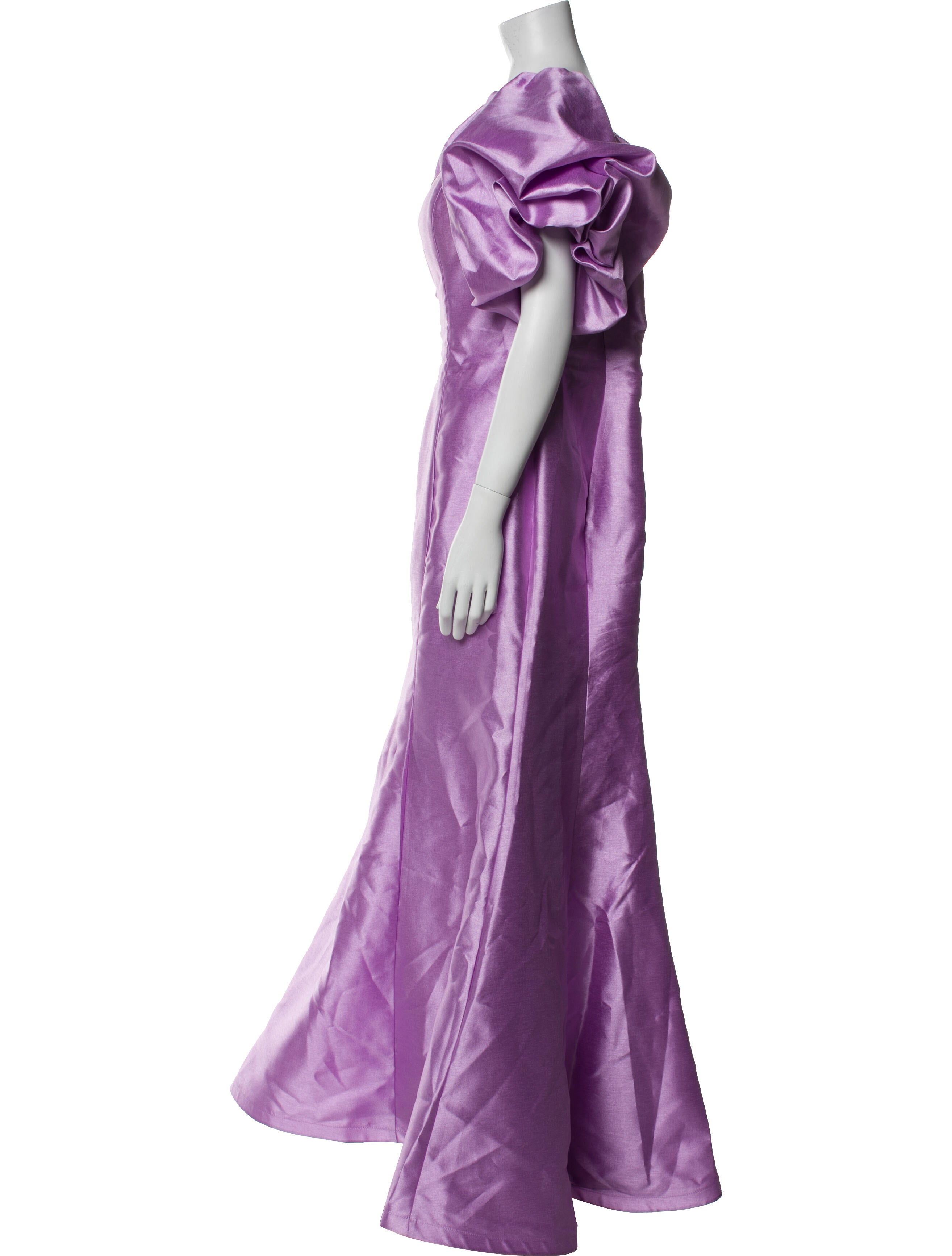 Mac Duggal Square Neckline Long Dress