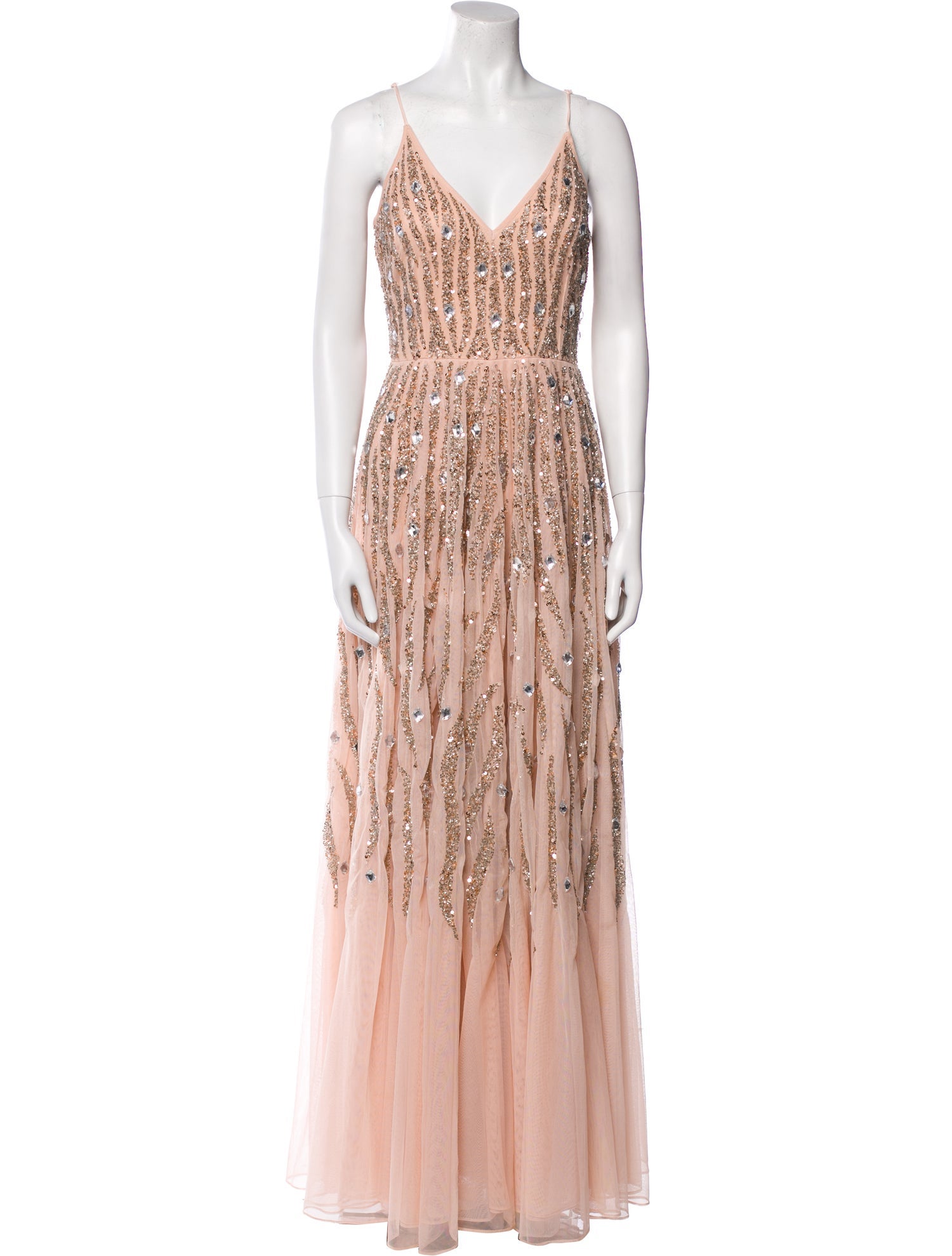 Mac Duggal Printed Long Dress w/ Tags