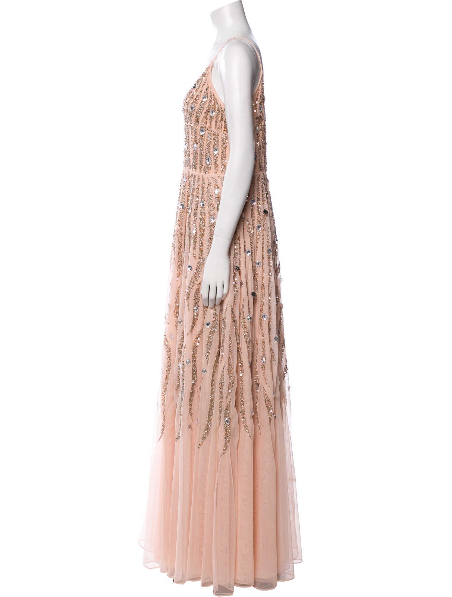 Mac Duggal Printed Long Dress w/ Tags