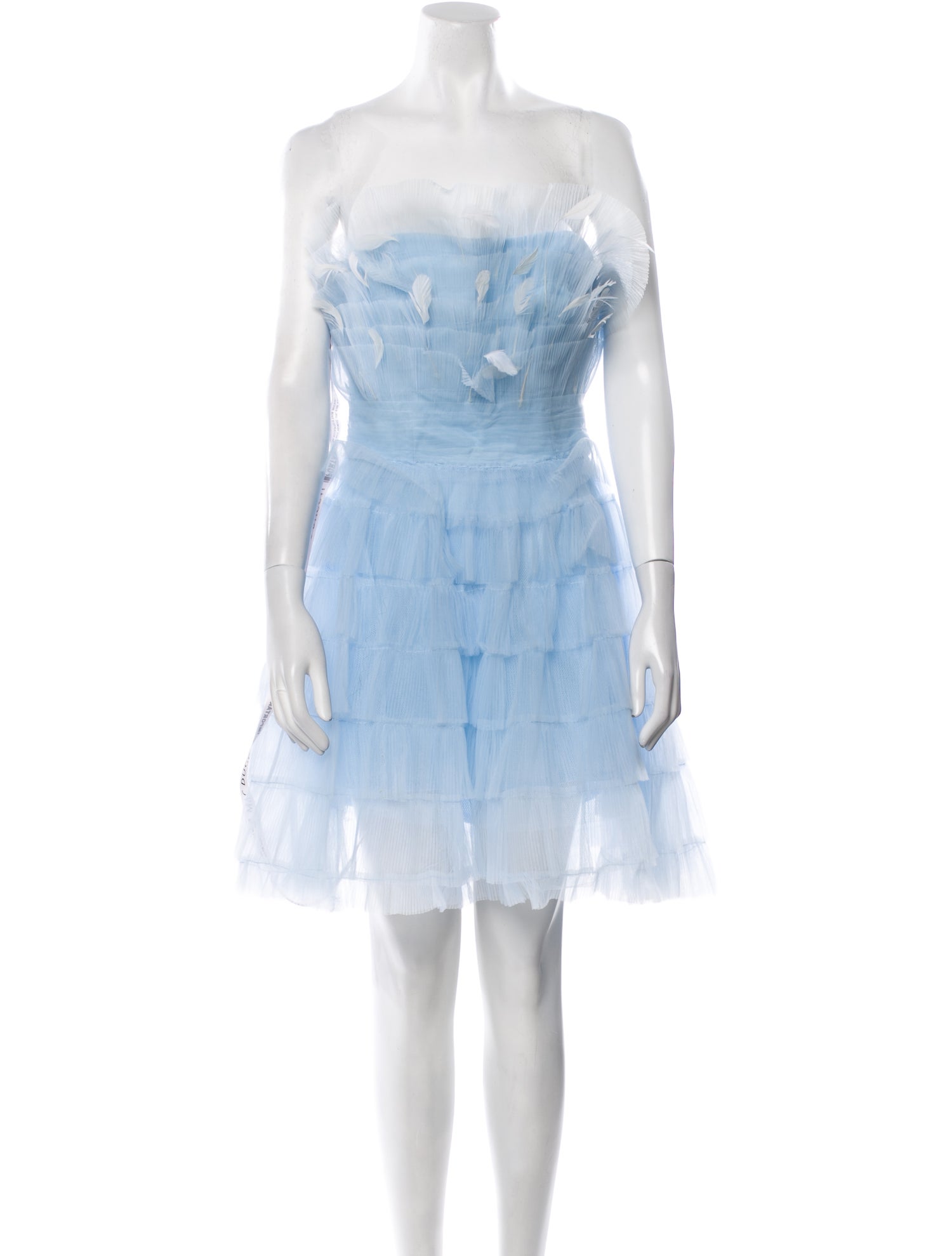 Mac Duggal Strapless Mini Dress