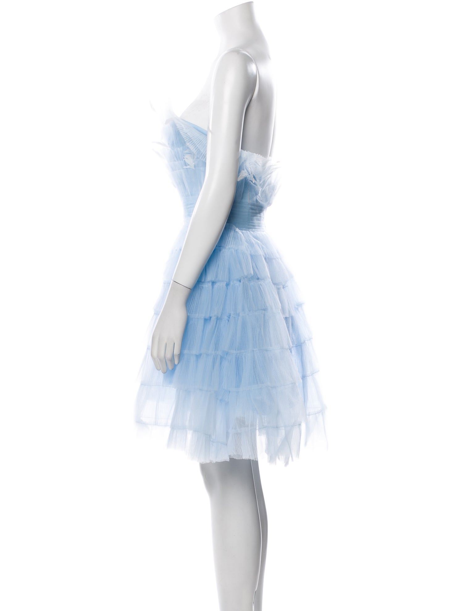 Mac Duggal Strapless Mini Dress