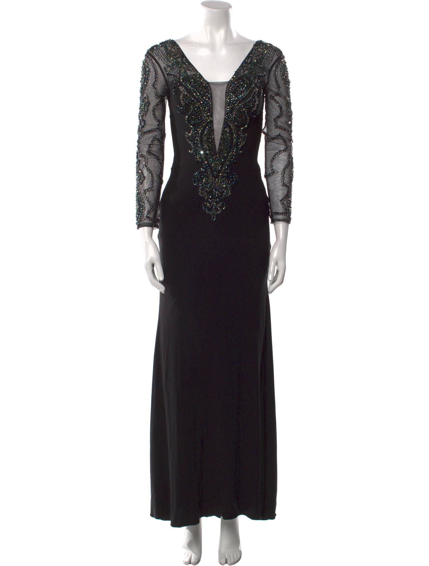 Mac Duggal Nylon Long Dress