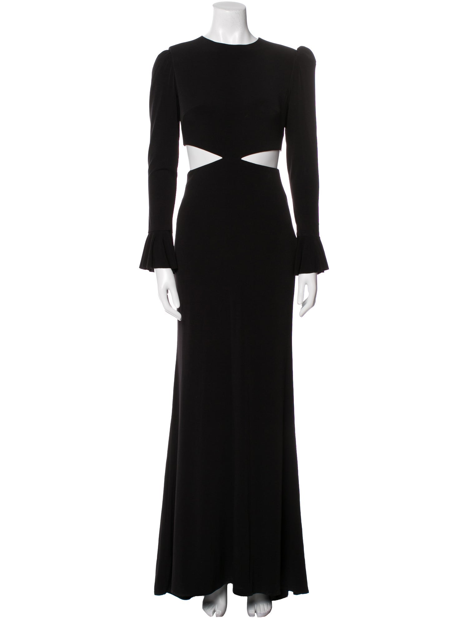 Mac Duggal Crew Neck Long Dress