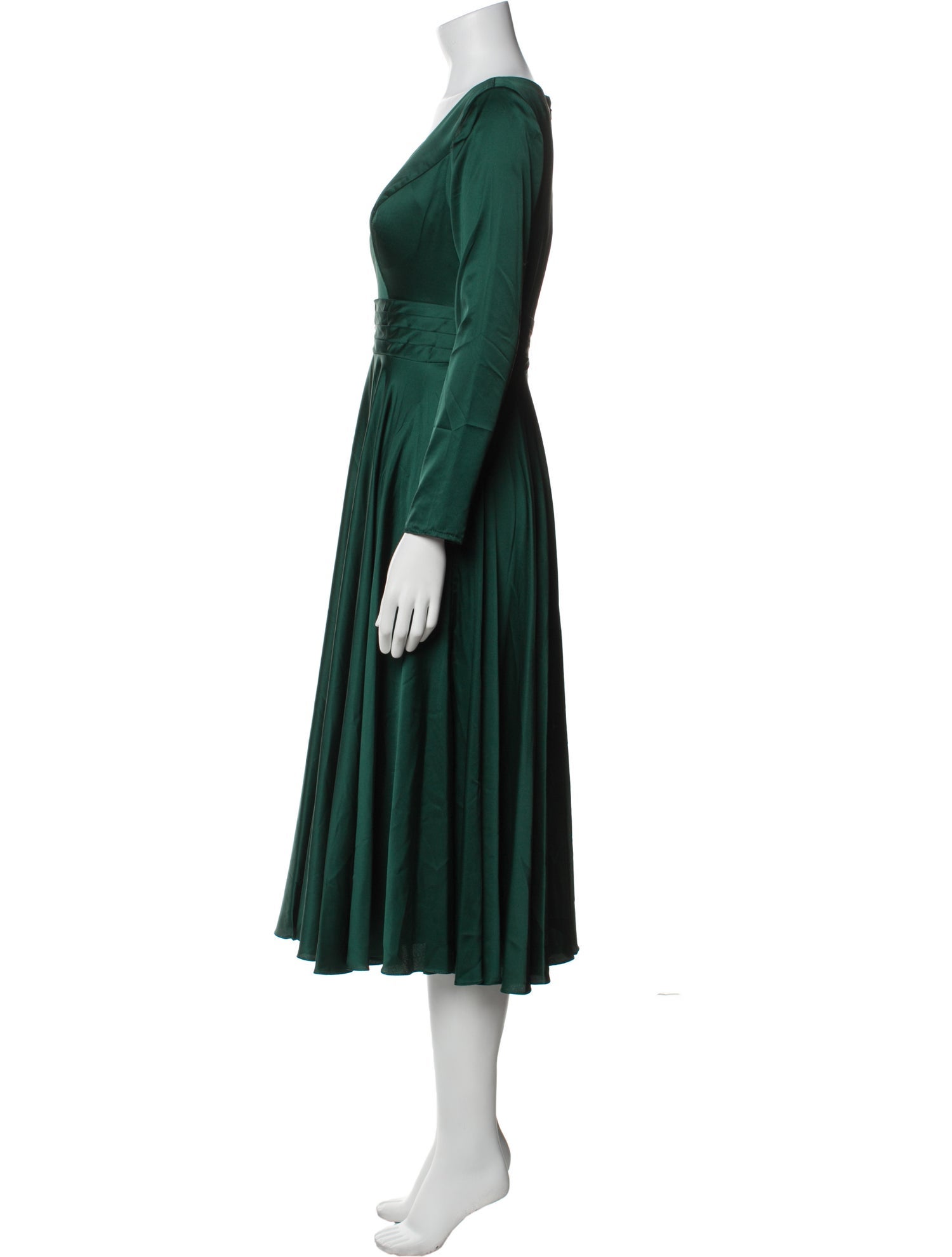 Mac Duggal V-Neck Midi Length Dress w/ Tags