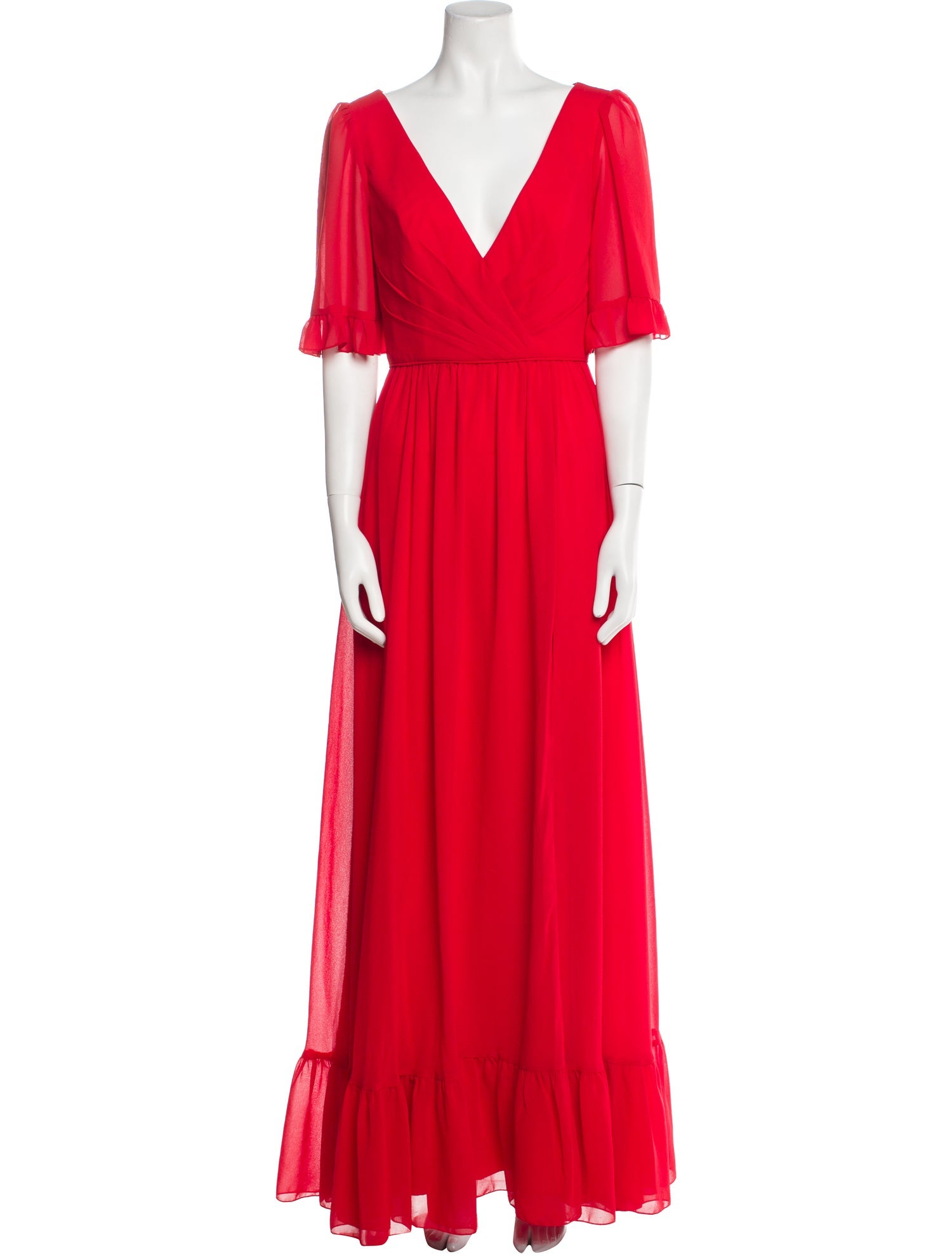 Mac Duggal V-Neck Long Dress w/ Tags