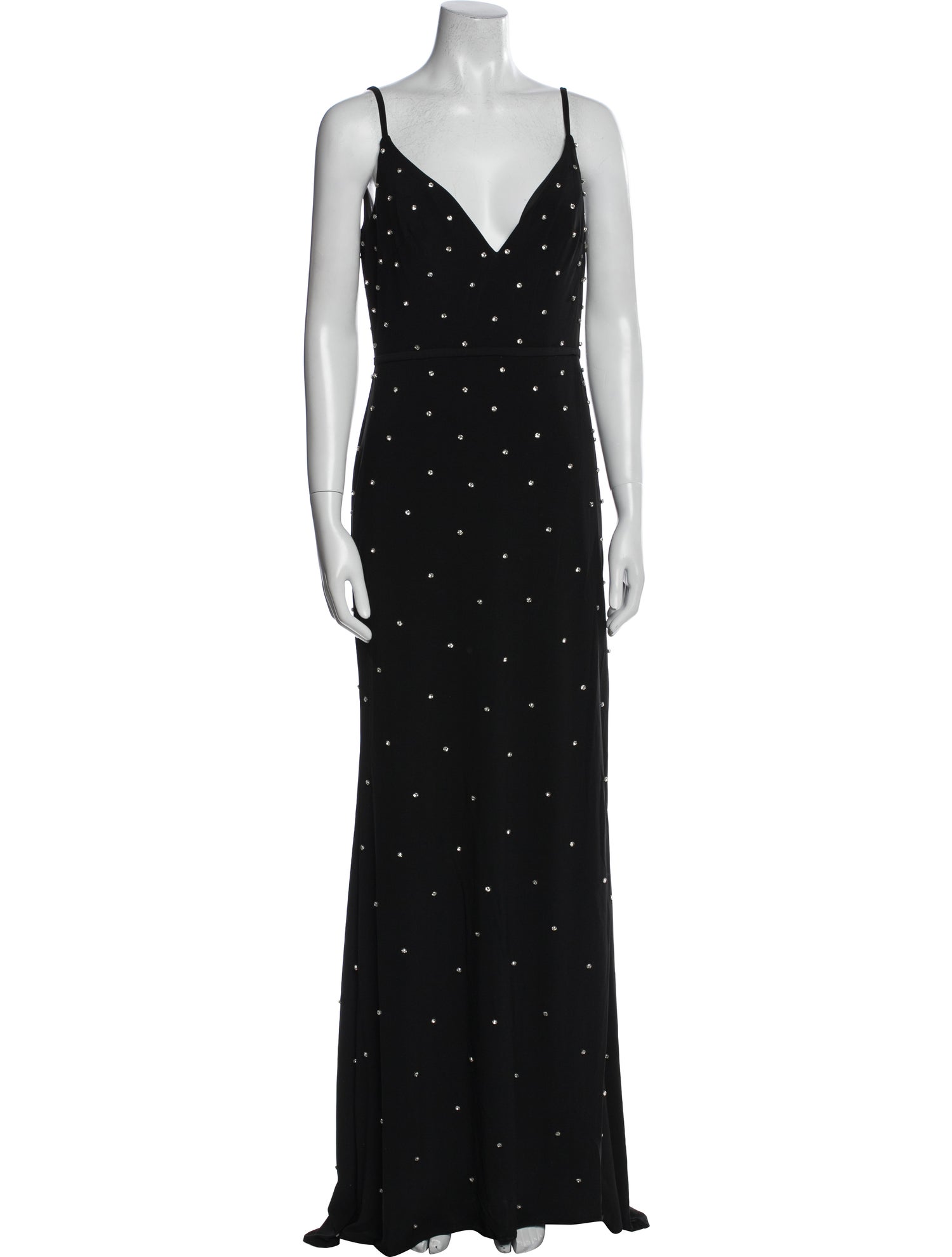 Mac Duggal V-Neck Long Dress