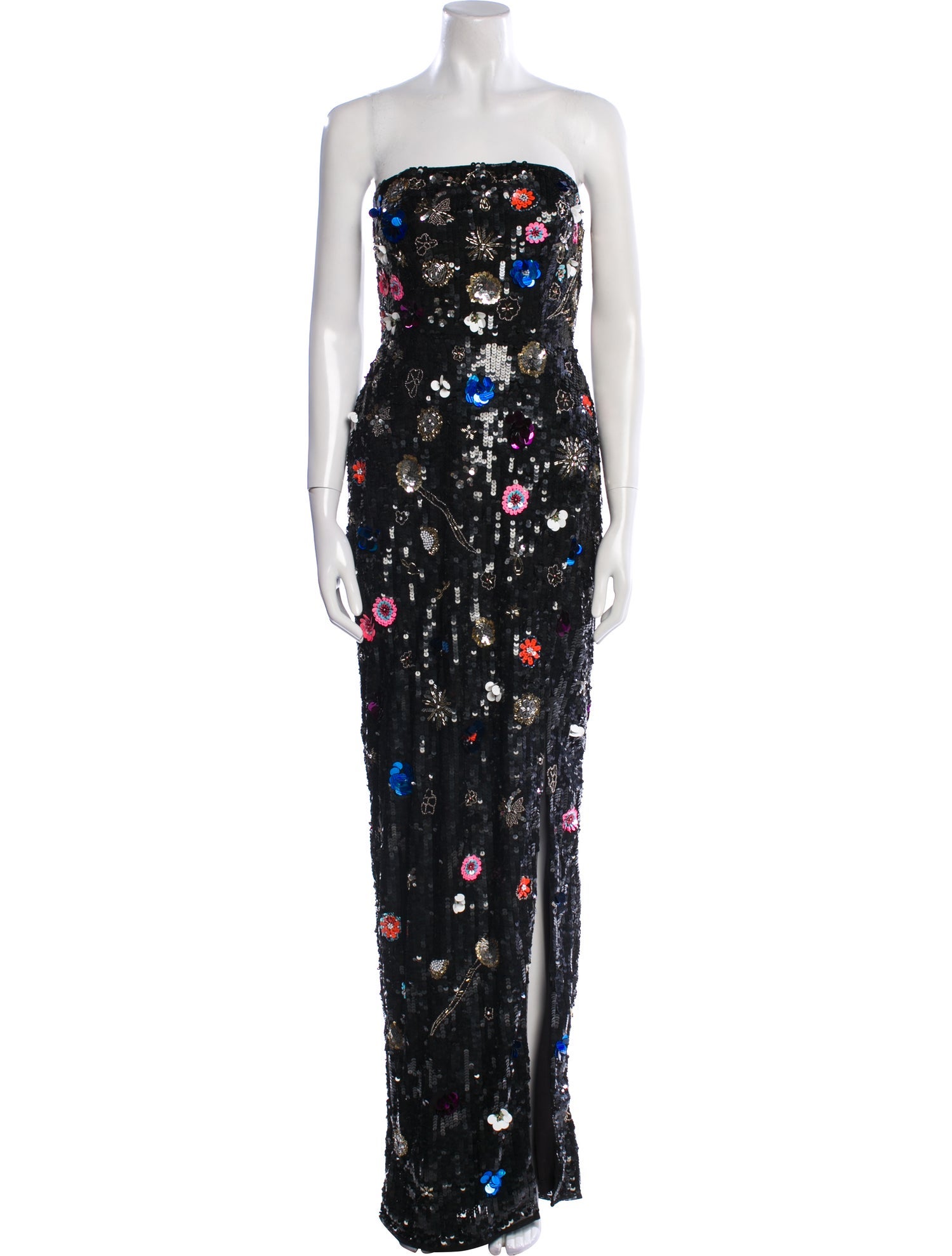 Mac Duggal Sequin Midi Length Dress