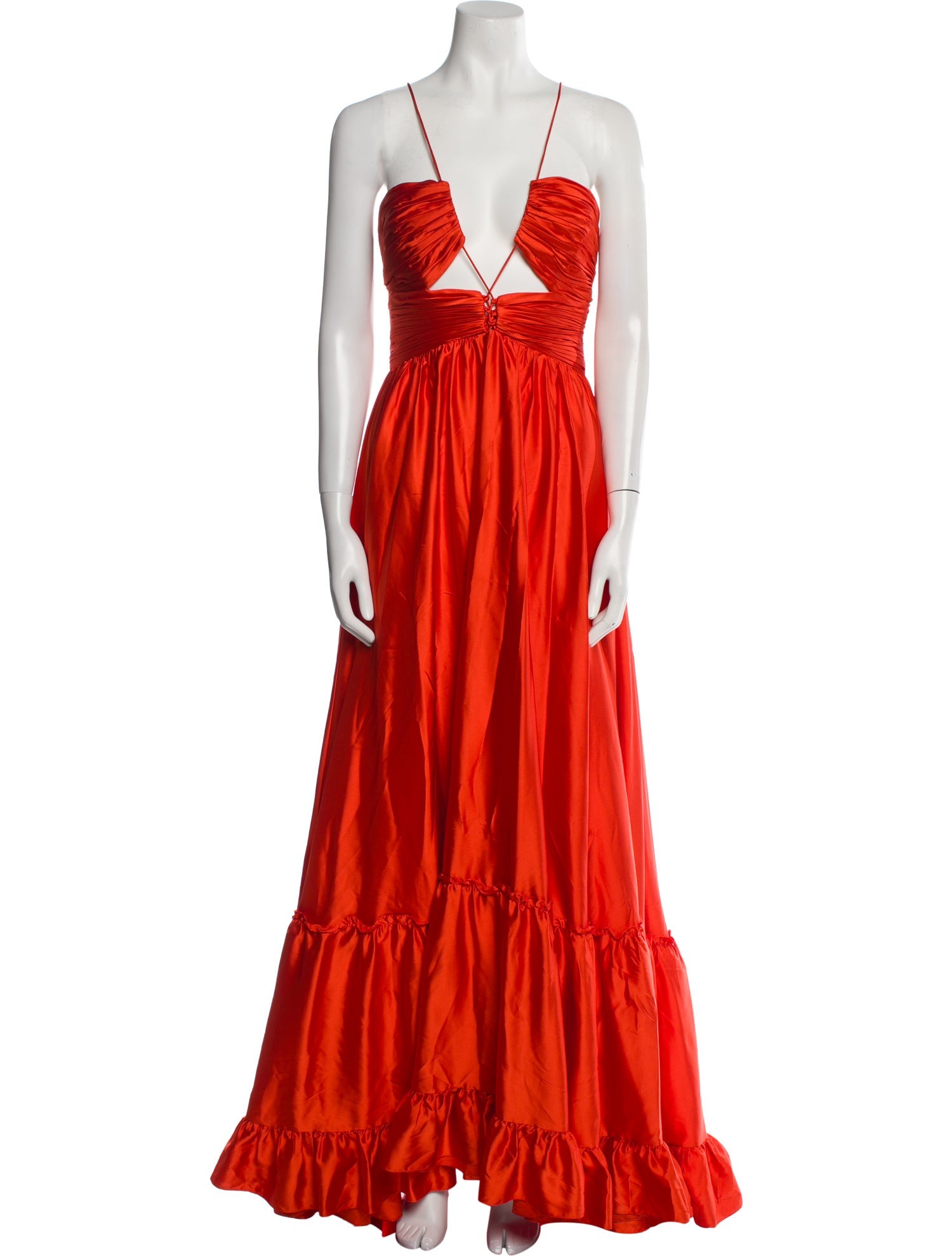 Mac Duggal V-Neck Long Dress